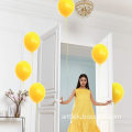 75 Yellow Party Balloons Yellow Balloons Color Ribbon